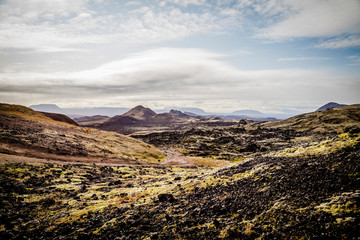 Leirhnjukur Krafla geothermal area, Iceland