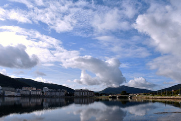 city of Viveiro, Lugo, Galicia. Spain. Europe.  October 06, 2019