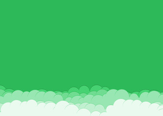 Obraz premium Abstract Color Clouds Sky Generative Art background illustration