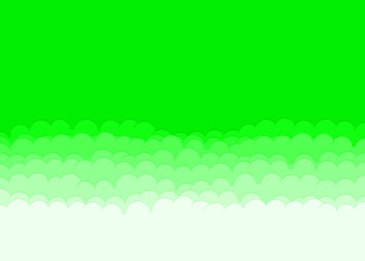 Abstract Color Clouds Sky Generative Art background illustration