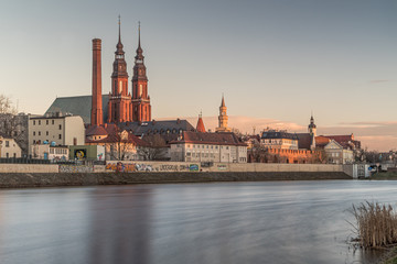 panorama Starego Miasta Opole - obrazy, fototapety, plakaty