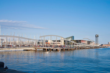 De la Fusta Pier located at Barcelona, Spain