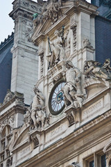 Hotel de Ville at Paris, France.