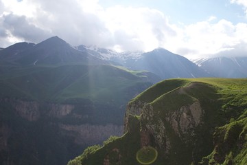 view in mountains