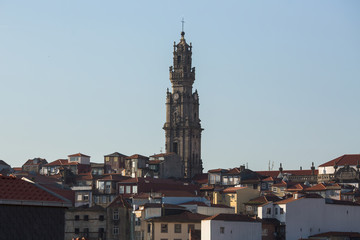 Torre dos Clerigos in Porto, Portugal.