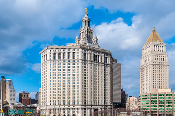 Obraz premium City Hall building in New York, United States.