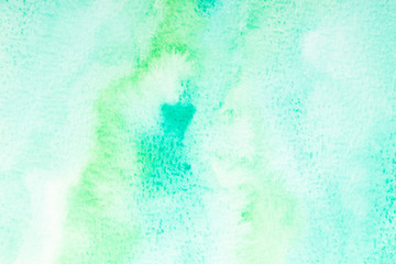 Green Watercolor Backgrounds. Hand drawn green texture