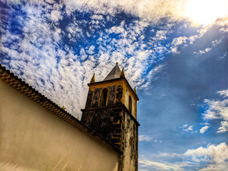 old tower of church
