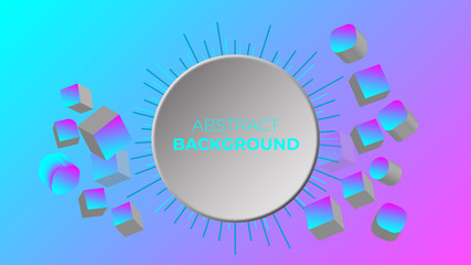 Abstract polygon geometric background