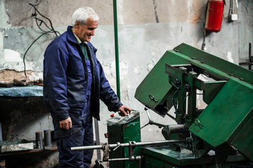 Industry factory iron works steel and machine