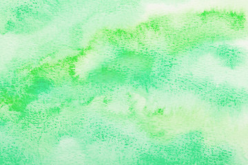 Fototapeta na wymiar Green Watercolor Backgrounds. Hand drawn green texture