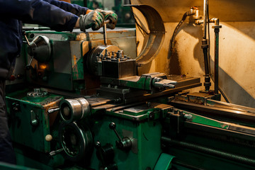 Industry factory iron works steel and machine