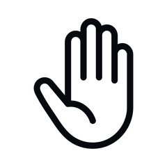 Obraz premium Hand Palm Icon