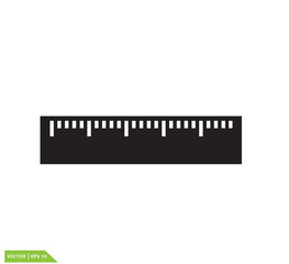 Measure icon vector logo design template