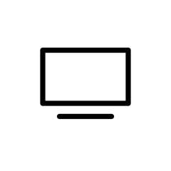 Vector illustration, monitor icon design