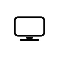 Vector illustration, monitor icon design