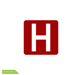 Medical check icon vector logo template