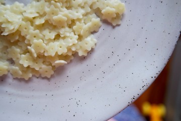 Cooked Stelline Pasta