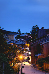 Ninenzaka street empty at night, Kyoto, Japan