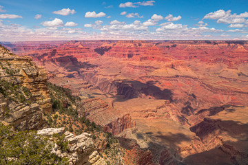 Fototapeta na wymiar Beautiful view at red mountains of Grand Canyon in Arizona, USA