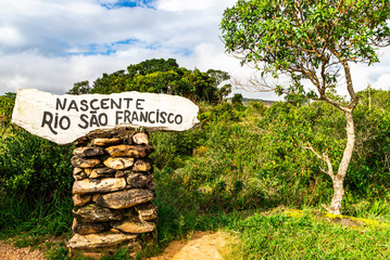 Nascente do Rio São Francisco. Serra da Canastra,MG