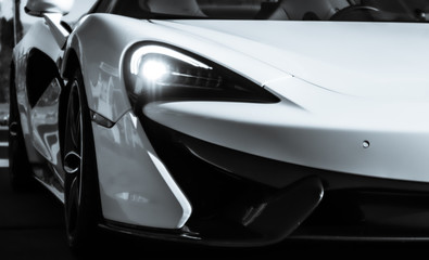 sports car - front corner view