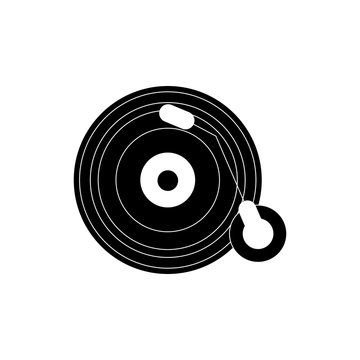 recommend clip art: vinyl lp record melody sound music silhouette style icon