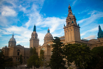 Fototapeta na wymiar cathedral of Barcelona spain