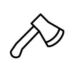 Axe icon line style
