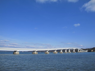 Obraz premium 能登島大橋