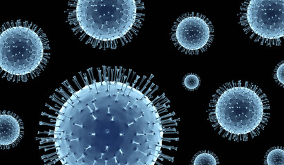 Coronavirus, COVID-19 - 3D illustration