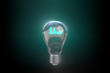 3d rendering illustration .Set of realistic idea light bulb.Vintage electric lamps glowing light bulbs isolated on black .Interior decoration elements and business idea creative thinking concept