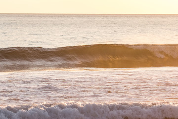 sunset wave hermosa beach costa rica