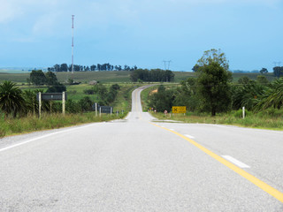 road in the countryside