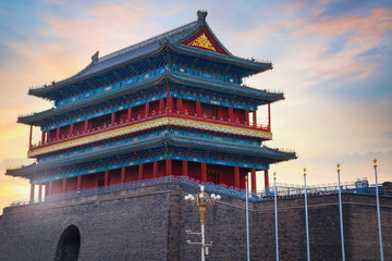Qianmen or Zhengyangmen Gate in Beijing, China