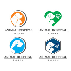 Fototapeta na wymiar Animal Hospital Logo