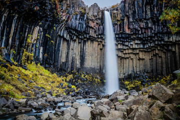 Svartifoss, waterfall in Iceland