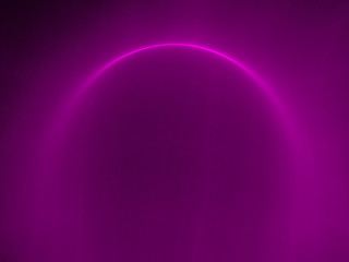 Abstract Spherical Shape 3D Illustration - Colorful gradients of light warped into the shape of a sphere. Brilliant glowing lights, soft pink gradients.