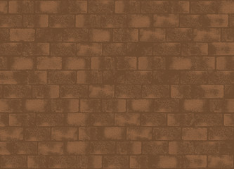 ザラザラ煉瓦背景茶