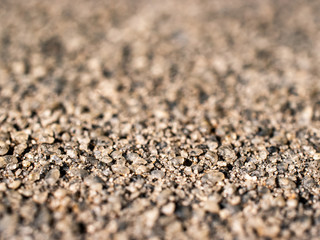 Closeup photo of the asphalt