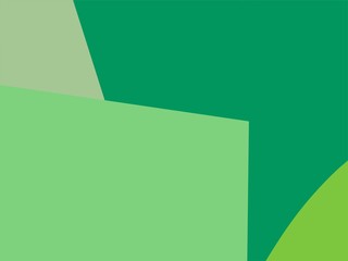 Colorful Art Green, Abstract Modern Shape Background or Wallpaper