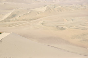 Scenery in Huacachina, Peru