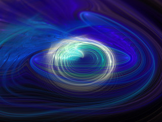 Illustration - Abstract Fractal Background Image, Graphic Resource, Symmetrical Circles and Patterns, Glowing Neon Rings. Artistic Background, Colorful Repeating Patterns, Modern Digital Art