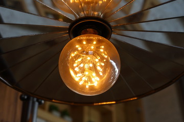 vintage light lamp interior decoration