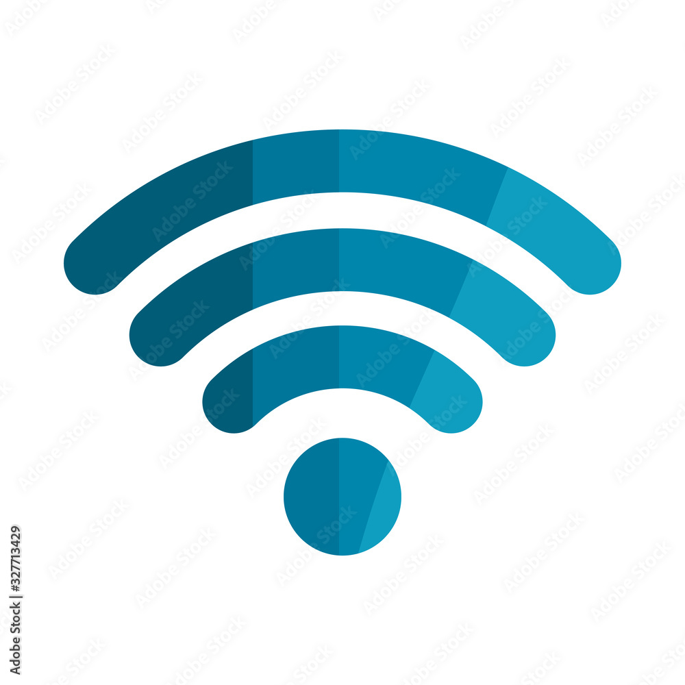 Poster wifi design, internet technology communication connection network wireless signal web and access the