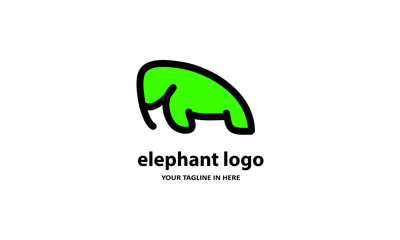 The concept of modern Sderhana elephant logo design is easy to remember