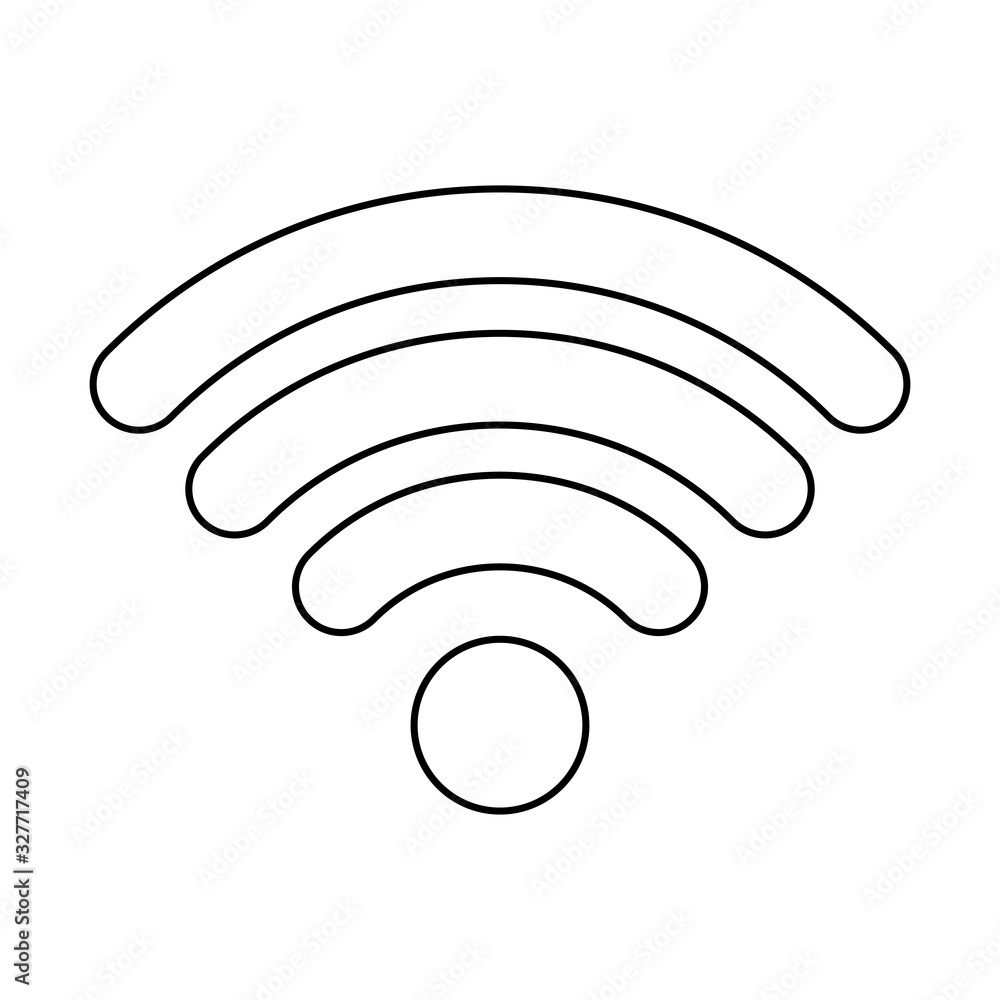 Poster wifi design, internet technology communication connection network wireless signal web and access the