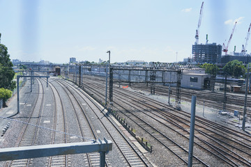 電車　線路　風景