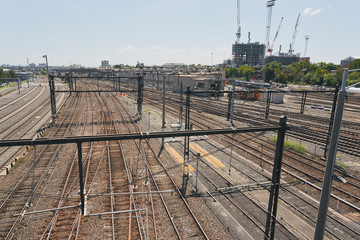 電車　線路　風景