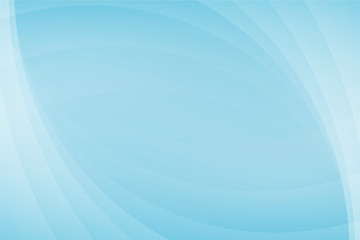 Gradient blue backdrop with composition of curves. Abstract light blue background vector illustration. 